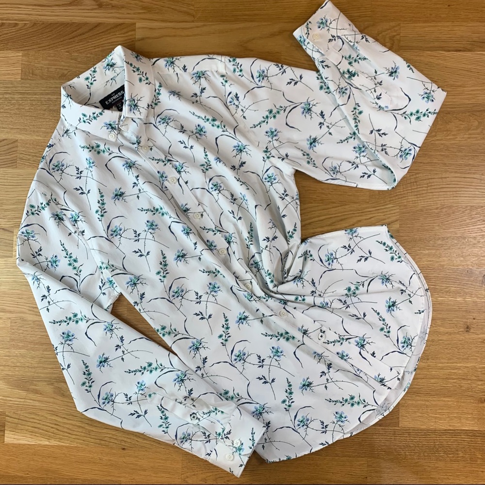 S Express Floral Moisture Wicking Shirts